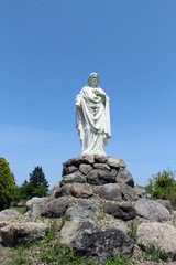 The statue of Jesus at Trappist Monastery of Our Lady of the Annunciation in Japan