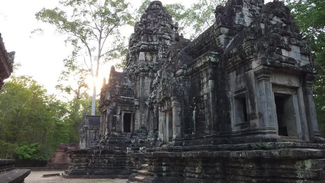 a small Hindu temple of Chau SAI Tevoda, located in the temple complex of Angkor Wat, Cambodia. 