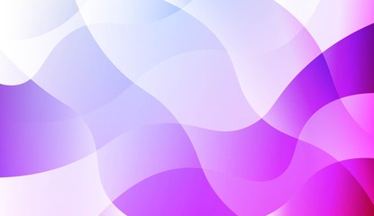 Abstract Wavy Background. For Futuristic Ad, Booklets. Vector Illustration with Color Gradient.