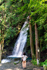 Biwa-taki, waterfall in Iya, Tokushima prefecture, Japan