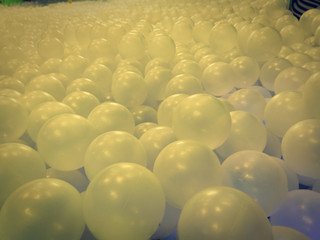 Obraz premium abstract background with white balls