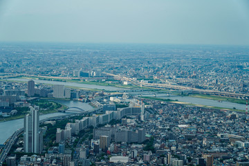 Naklejka na ściany i meble Tokyo cityscape