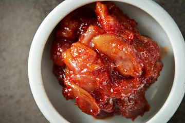 Jeotgal, Korean salted fermented seafood 