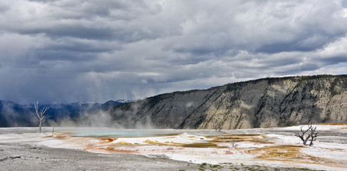 Vue envoûtante à Yellowstone USA
