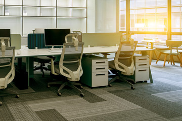 Clean and tidy office scene map