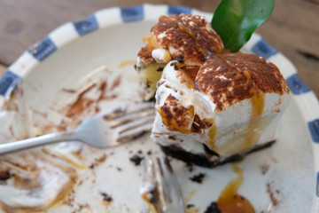 Vanilla and wipping cream cake