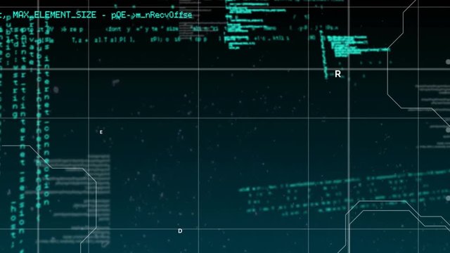 Program codes and square patterns