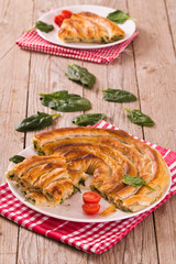 Spanakopita, greek spinach pie. 