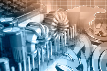 Device, mail signs and map