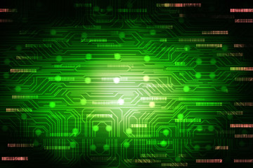 Naklejka premium 2d illustration technology background