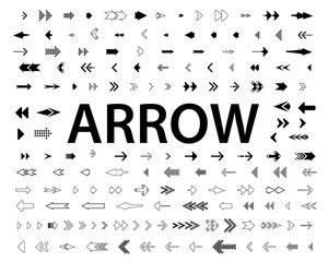 Arrows vector collection with elegant style and black color. Arrow. Arrows vector collection