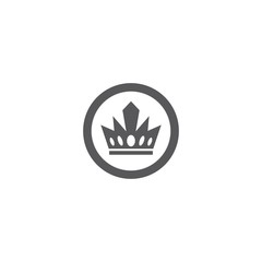 Crown logo template vector illustration