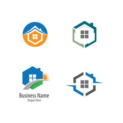 House logo vector icon illustration