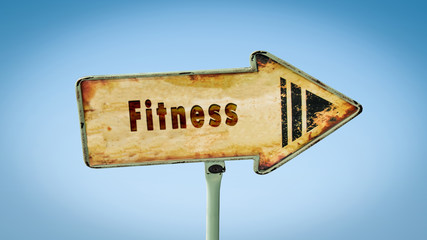 Street Sign to Fitness