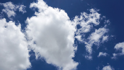blue sky background with white clouds