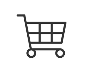shopping cart icon vector