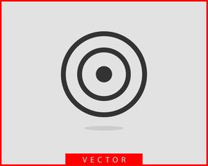 Target icon vector
