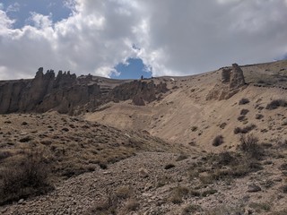 landscape of mountains