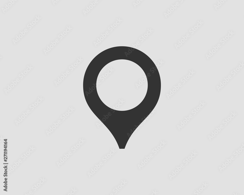 Poster map icons. marker pointer. pin location vector icon. gps navigation symbol.
