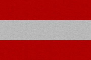 austria flag painted on paper