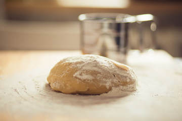 dough on a cutting board