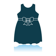 Baby Girl Dress Icon