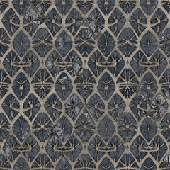 Geometry modern repeat pattern with textures - 271195376