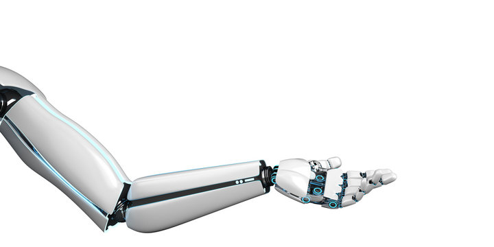 Roboter Arm Welcome