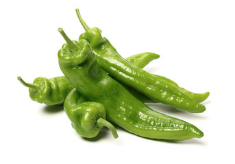 Hot Pepper on white background