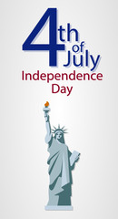 Fourth of July. 4th of July holiday banner. USA Independence Day banner for sale, discount, advertisement, web etc