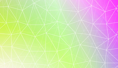 Polygonal pattern with triangles style. For your home interior wallpaper, fashion print. Vector illustration. Blurred Background, Smooth Gradient Texture Color.