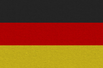 germany flag painted on paper