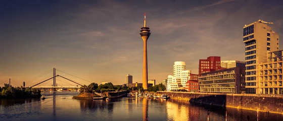 Panorama Düsseldorf Rhein Medienhafen © dietwalther