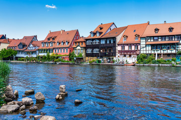 Obraz premium Little Venice at Bamberg in Bavaria, Germany