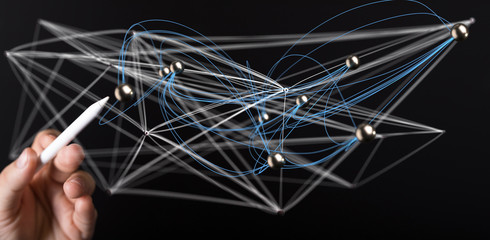 internet security and data protection concept