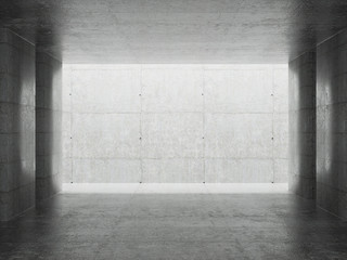 Abstract architecture interior