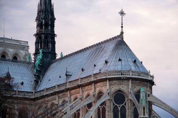 パリのノートルダム大聖堂