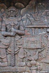 face of bayon temple angkor cambodia