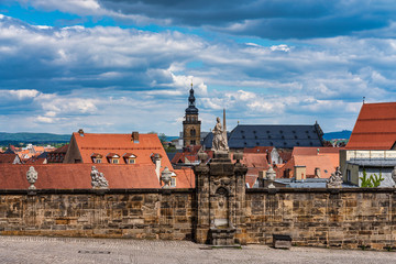 The historic old town of Bamberg in Bavaria, Germany