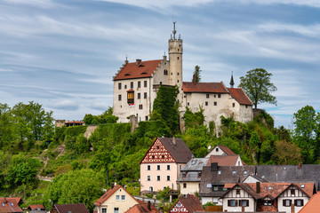 Fototapeta na wymiar Medieval Castle of Goessweinstein in Bavaria in Germany