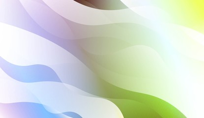 Vibrant And Smooth Gradient Soft Colors Wave Geometric Shape. For Cover Page, Poster, Banner Of Websites. Vector Illustration.