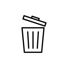 Trash icon. trash can icon. Delete icon vector