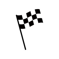 Start icon. Race flag icon. Competition sport flag line vector icon. Racing flag. Start finish flag