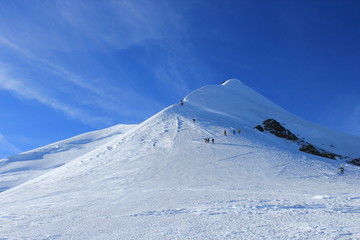 Mont Blanc par l'arête des Bosses