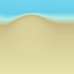 Vector Beach Sand and Water Abstract Painting Background
