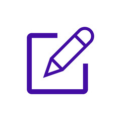 Obraz premium Edit icon vector. Pencil icon. sign up Icon vector