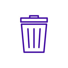 Trash icon. trash can icon. Delete icon vector