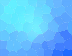 Obraz na płótnie Canvas Stunning abstract illustration of blue Big hexagon. Good background for your work.