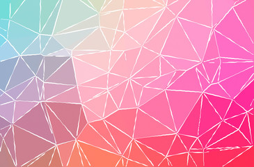 Abstract illustration of red White lines paint background