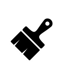 Paint icon. Paint brush icon. Paint roller icon